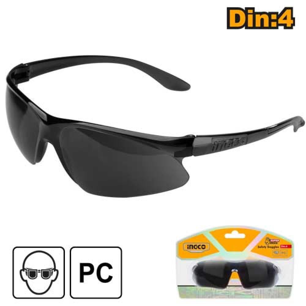 Black Tinted Safety Goggles – Daytime
